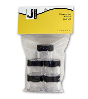 1/4 oz Clear Jars - 5-Pack