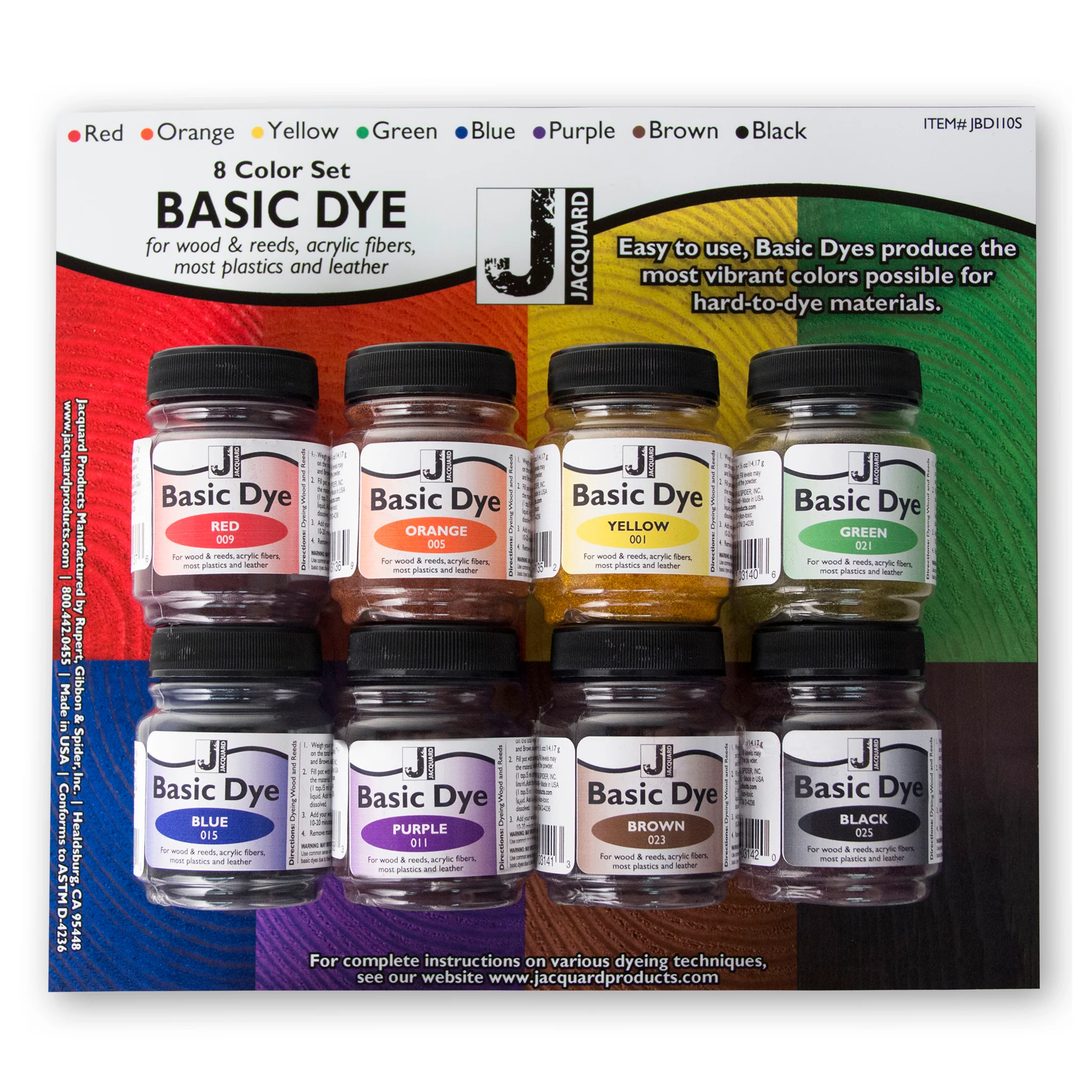 Basic Dye 8-Color Set
