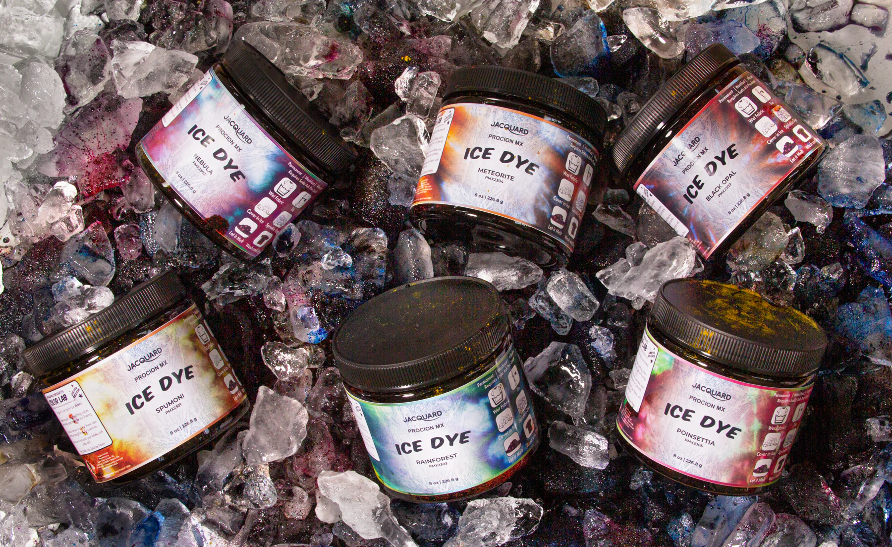 Procion MX - Ice Dye Colors, 8 oz